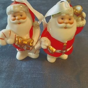 Lennox Santa Ornaments